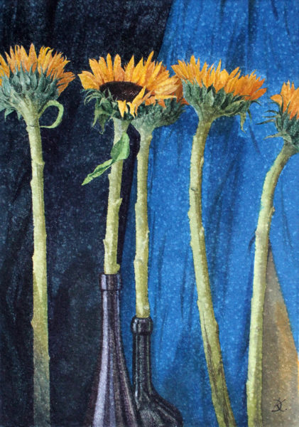 “Sunflowers in St. Petersburg” Daria Kirichenko. Graphics & art