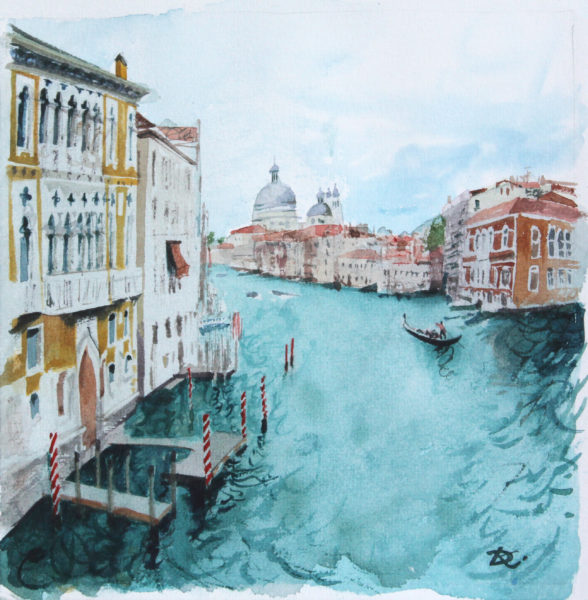 Cloudy in Venice Daria Kirichenko. Graphics & art