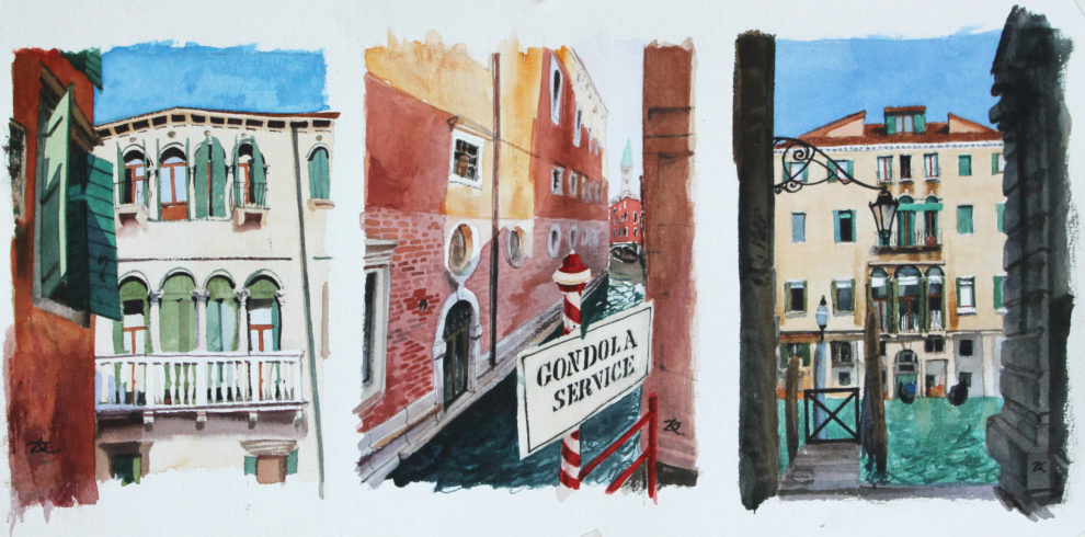 The Venetian details Daria Kirichenko. Graphics & art